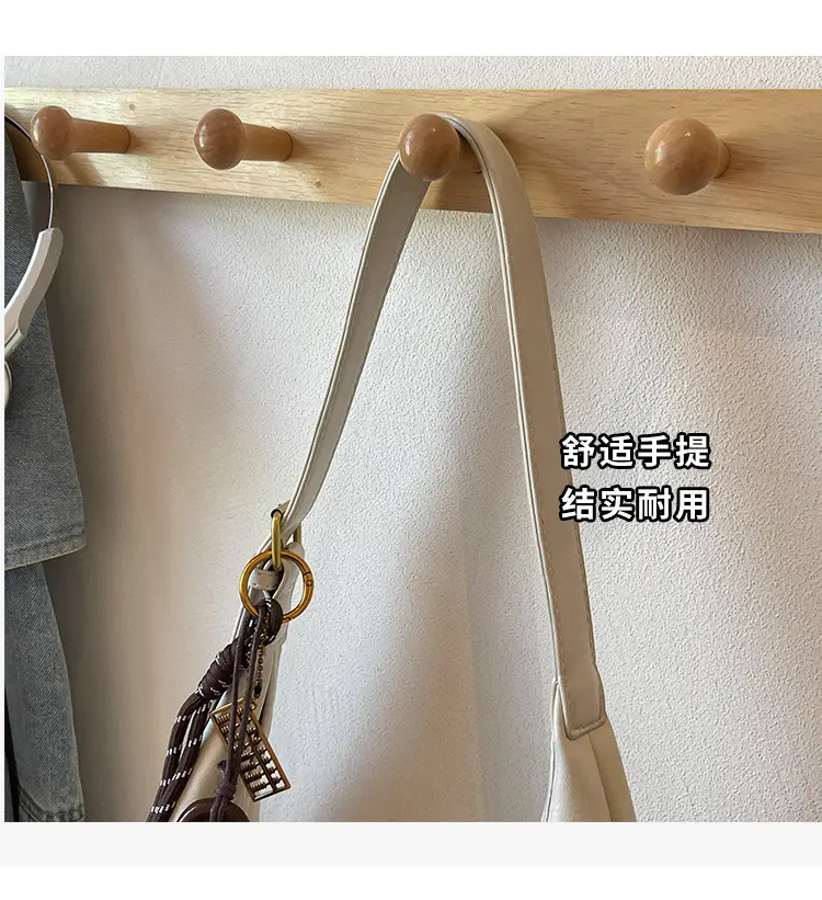 Brown Leather Shoulder Bag for Women 2026 Autumn Winter — feature 4