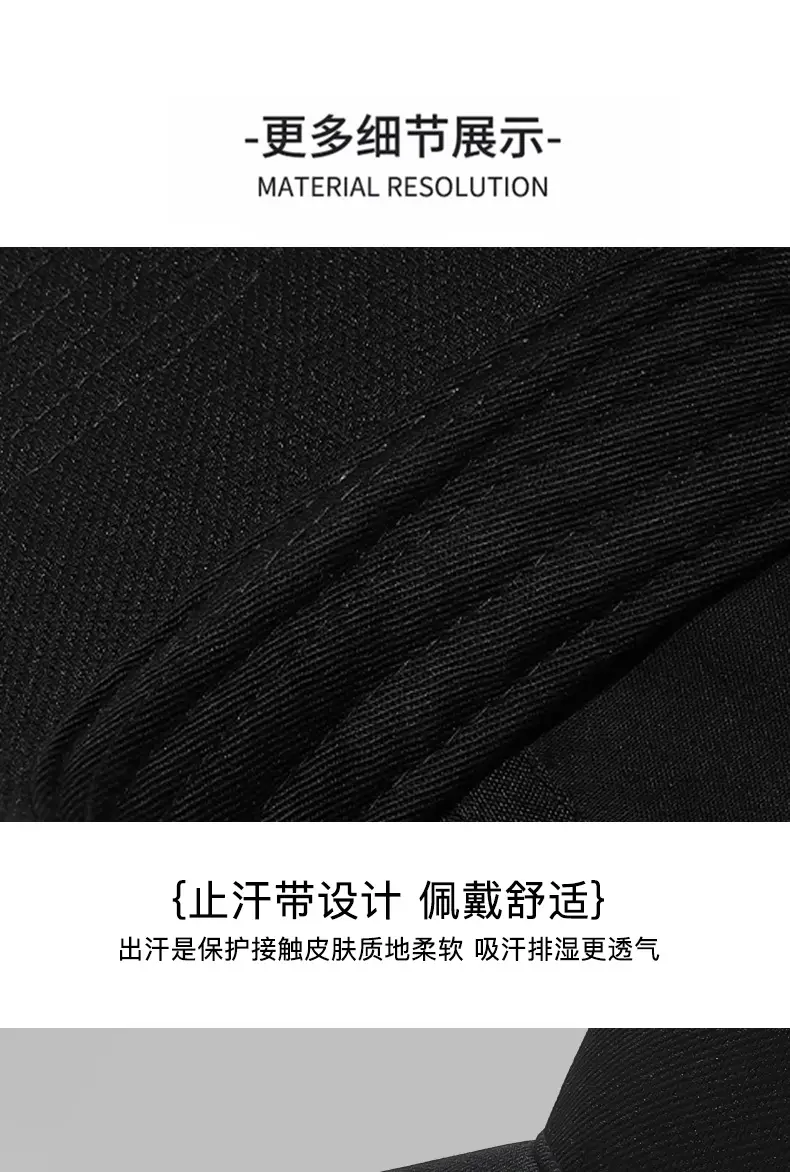 Glossy Baseball Cap Unisex Large Sun Protection — feature 16
