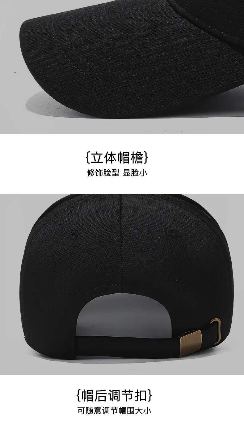 Glossy Baseball Cap Unisex Large Sun Protection — feature 17