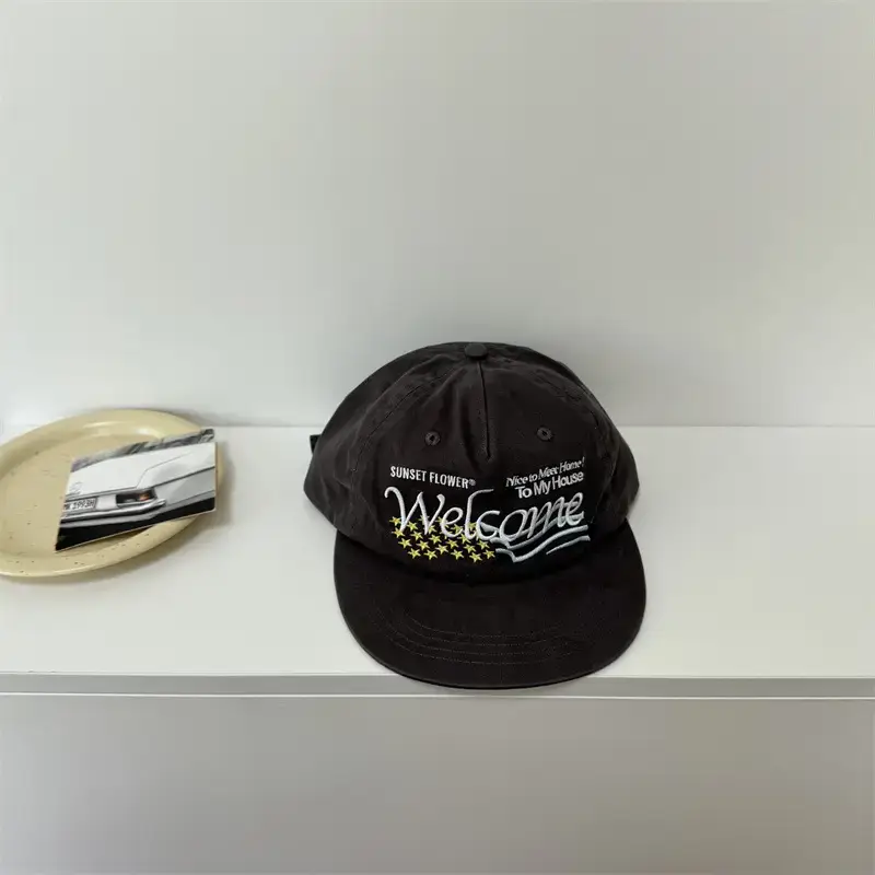 American Style Camo Washed Hip Hop Cap for Men