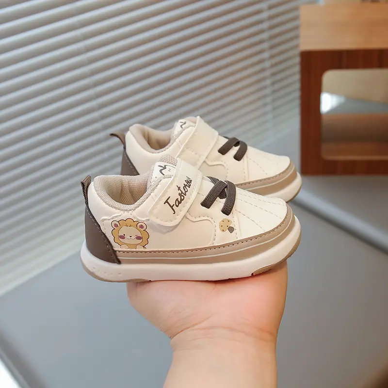 Baby Toddler Shoes Spring & Fall Women's 0 to 1-2 Years Old Baby Non-Slip Soft-Soled Shoes Boys and Kidsren Breathable Flats Infants and Young Kidsren - Image 5