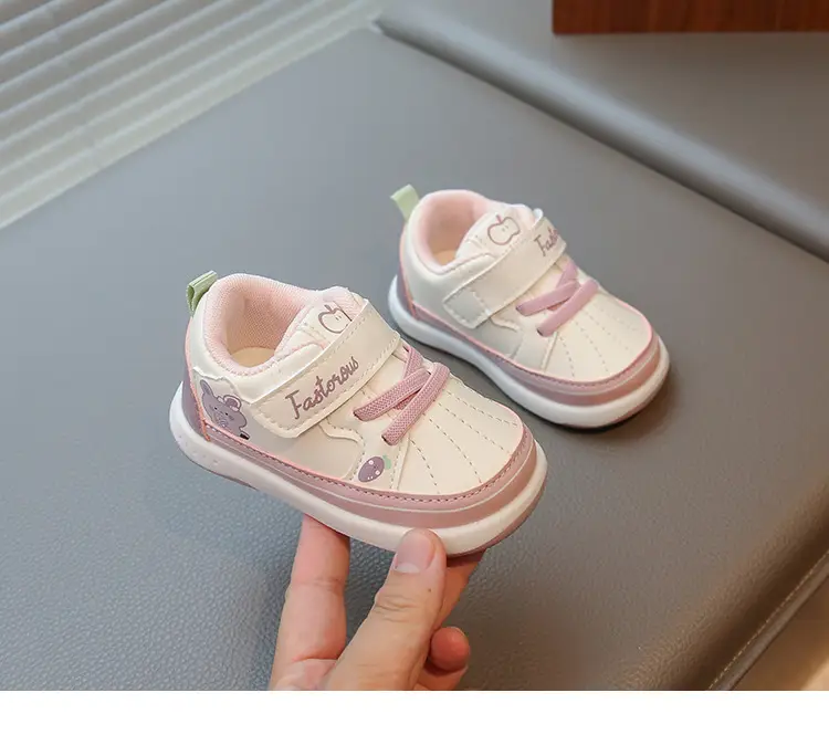 Baby Toddler Shoes Spring & Fall Women's 0 to 1-2 Years Old Baby Non-Slip Soft-Soled Shoes Boys and Kidsren Breathable Flats Infants and Young Kidsren — feature 7