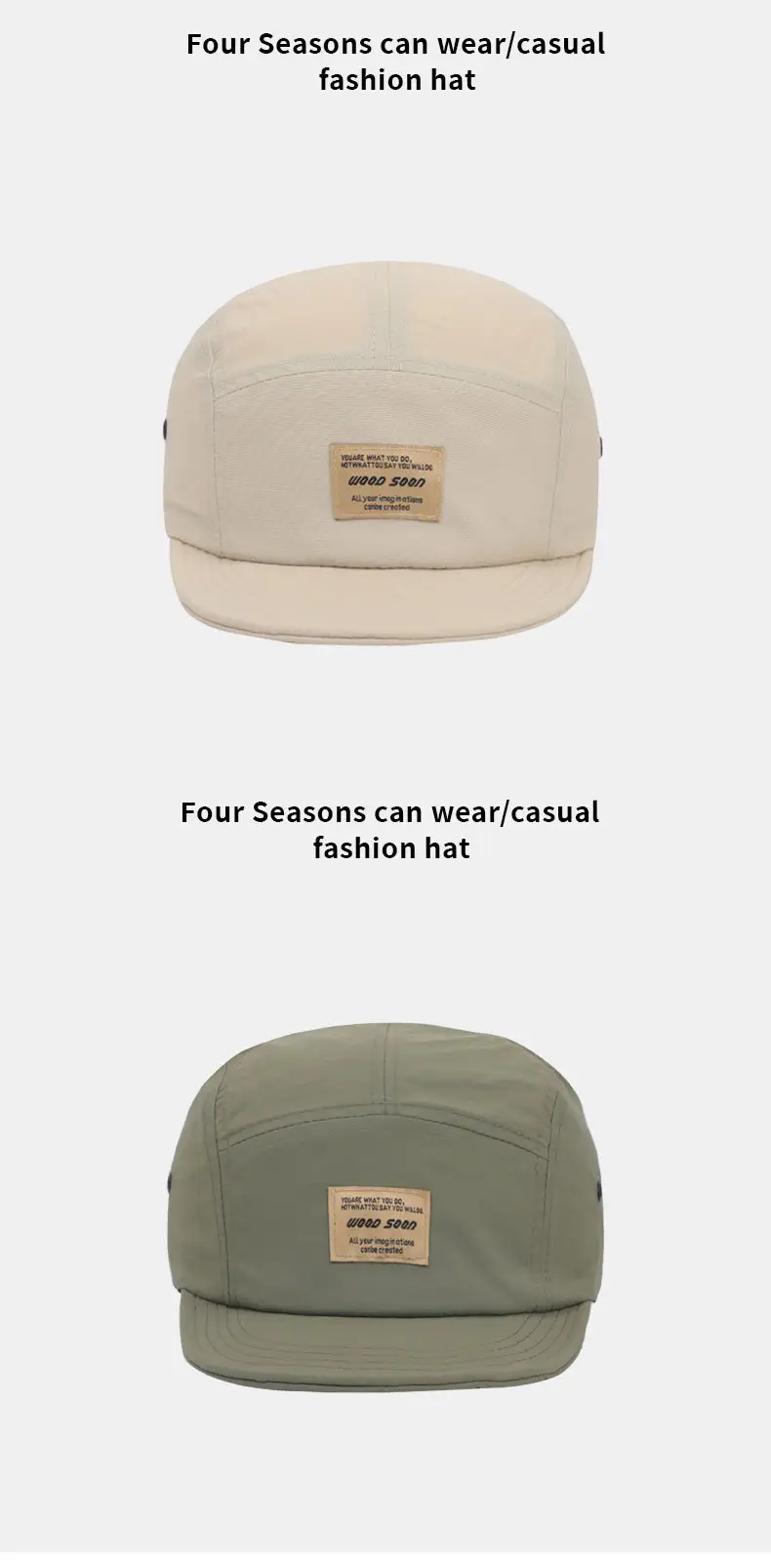 Korean Style Baseball Cap Gray Retro Japanese Versatile — feature 12