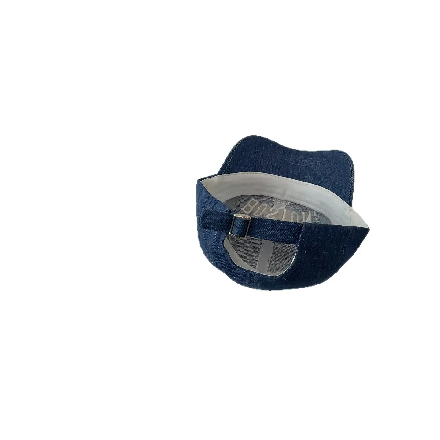 Boston Embroidered Denim Baseball Caps for Kids - Image 8