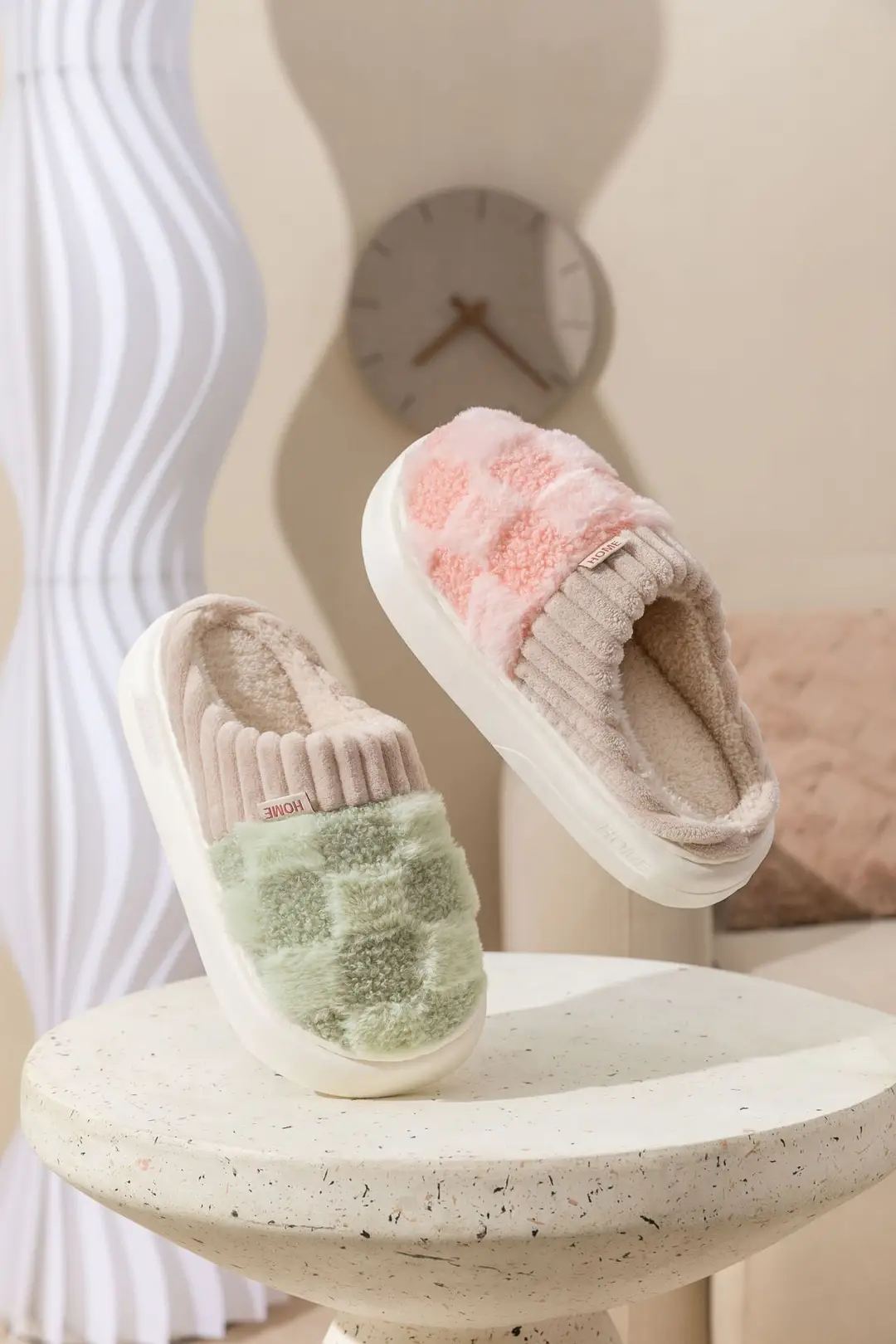 Thick-Soled Cotton Slippers for Women, Autumn and Winter 2026 New Style, Indoor Non-Slip, Trendy, Cute, Warm, Fashionable, Plush Shoes — feature 14
