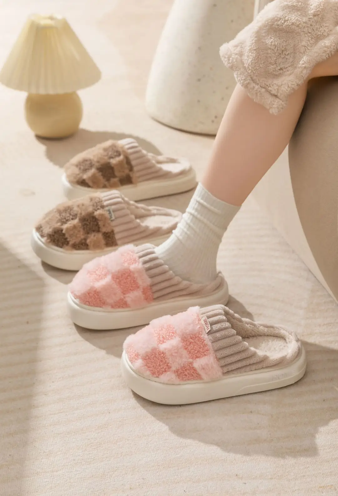 Thick-Soled Cotton Slippers for Women, Autumn and Winter 2026 New Style, Indoor Non-Slip, Trendy, Cute, Warm, Fashionable, Plush Shoes — feature 15