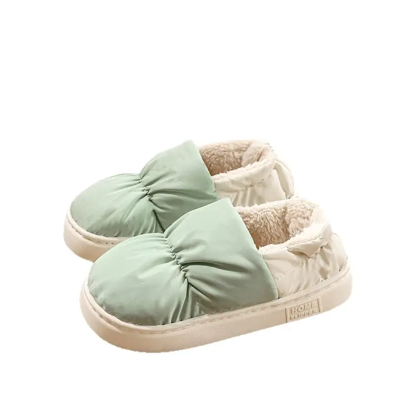 Cotton Slippers with Heel Cover for Outdoor Wear in Autumn and Winter, Thickened Postpartum Non-Slip Women's Cotton Shoes, Men's Wholesale, Waterproof with a Stepping-On-Clouds Feel - Image 18