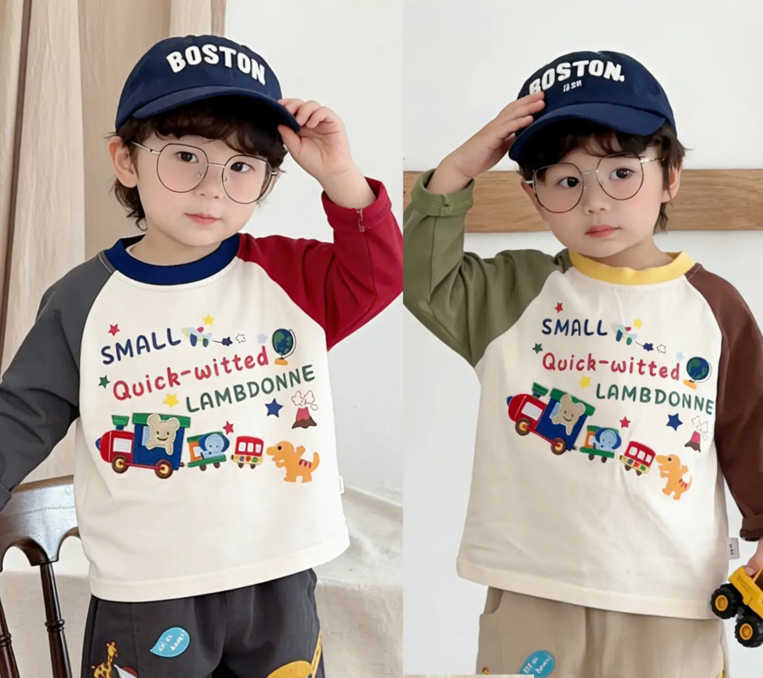 Children's Long Sleeve T-Shirt Set 2026 Spring Boys — feature 6