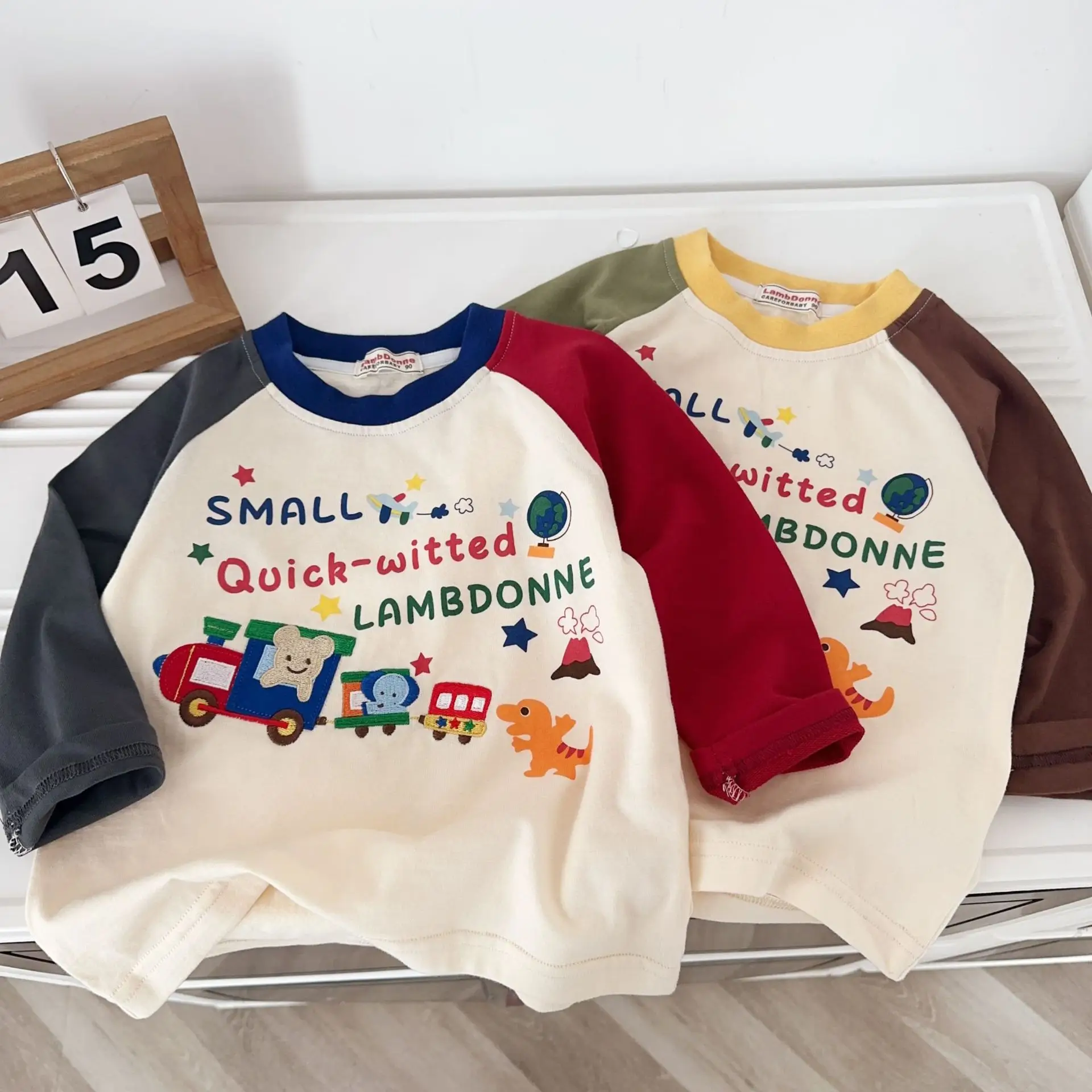 Children's Long Sleeve T-Shirt Set 2026 Spring Boys — feature 7