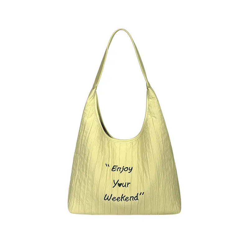 New Large Capacity Letter Embroidered Canvas Bag for Women - Image 7