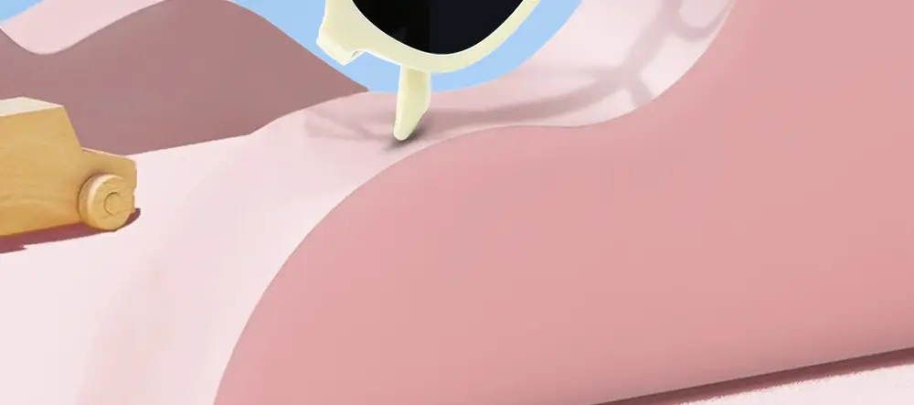 Anti-UV Sunglasses for Girls 1986 Style Pink — feature 16