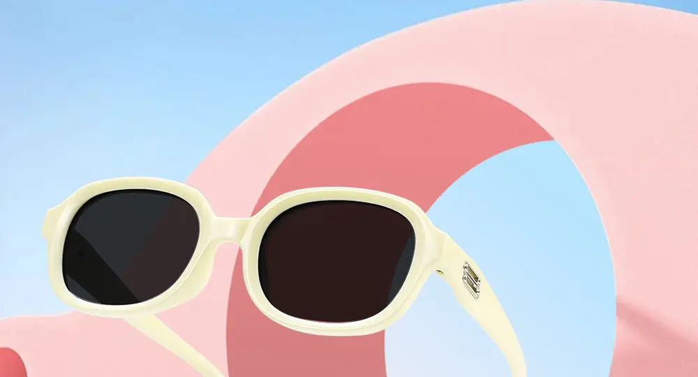 Anti-UV Sunglasses for Girls 1986 Style Pink — feature 21
