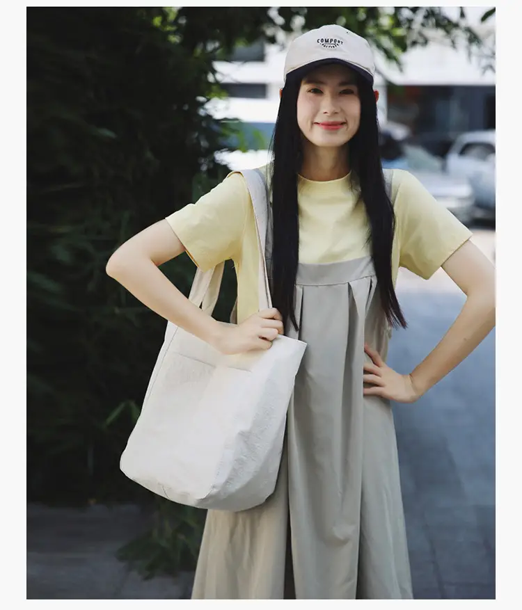 Women Nylon Shoulder Bag Brown Large Capacity — feature 17