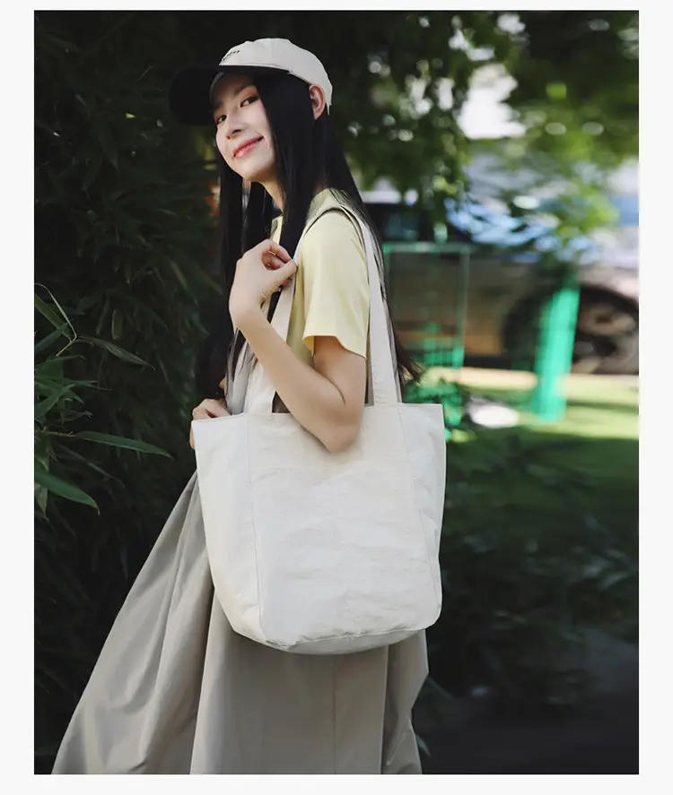 Women Nylon Shoulder Bag Brown Large Capacity — feature 18