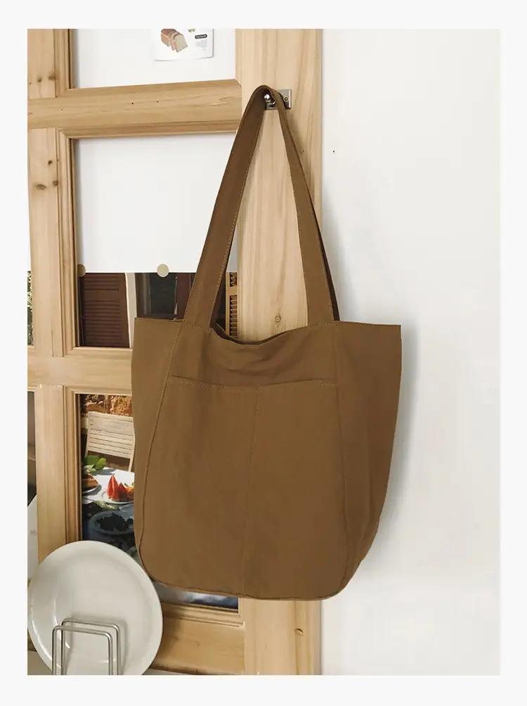 Women Nylon Shoulder Bag Brown Large Capacity — feature 26