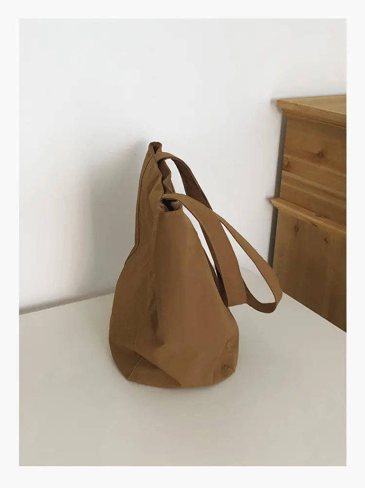 Women Nylon Shoulder Bag Brown Large Capacity — feature 31