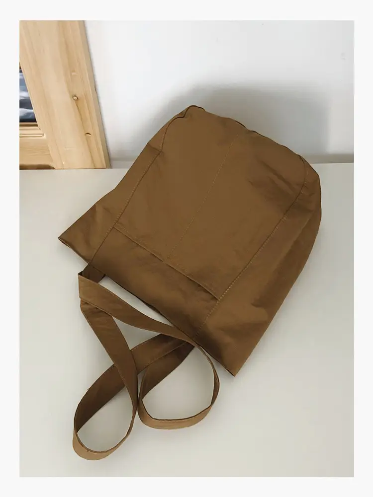 Women Nylon Shoulder Bag Brown Large Capacity — feature 32