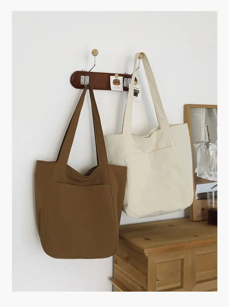 Women Nylon Shoulder Bag Brown Large Capacity — feature 36