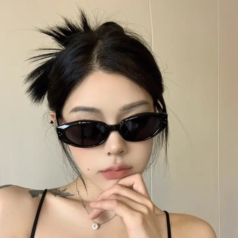 2025 Retro Cat-Eye Sunglasses for Women Anti-UV Square Round Faces - Image 10