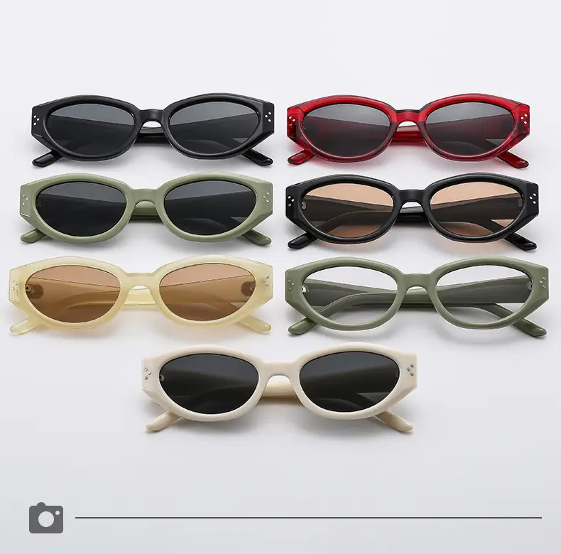 2025 Retro Cat-Eye Sunglasses for Women Anti-UV Square Round Faces — feature 4