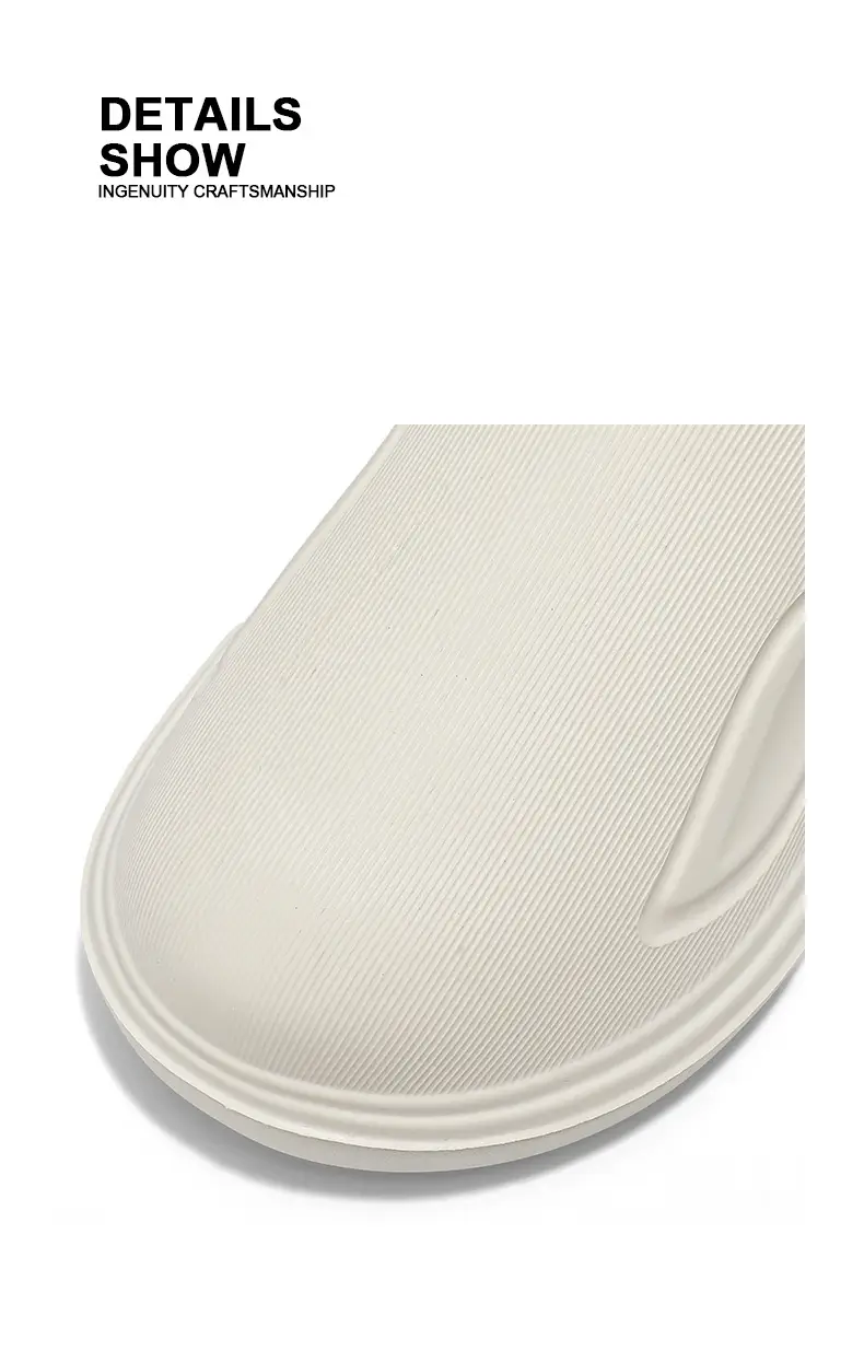 Men's Winter Cotton Slippers, Non-Slip Indoor Slippers with a Sense of Stepping on Shit, Baotou Cotton Slippers Fleece-Lined to Heattech and Prevent Cold at Home, Large Size Cotton Shoes — feature 5