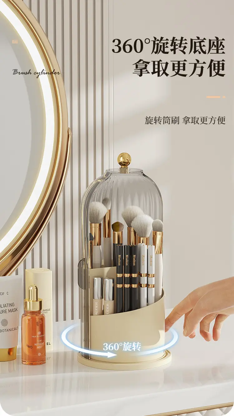 Transparent Makeup Storage Box with Glowing Handle β feature 4