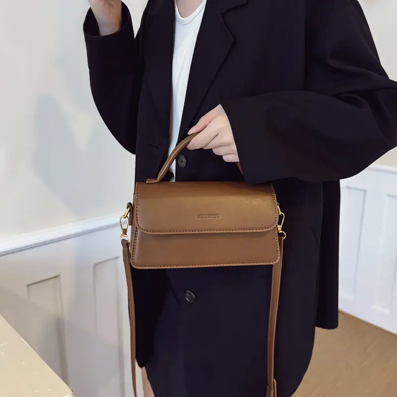 Retro Brown Women's Satchel Bag 2025 - Image 6