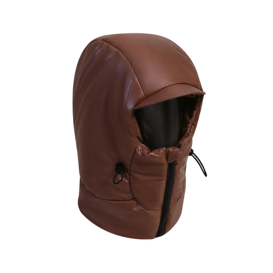 Winter Warm Hat for Women Riding Electric Bikes, Face Protection, Ear Protection, Neck Scarf, Integrated Thickeneded Lei Feng Hat, Outdoor Cold Protection Artifact