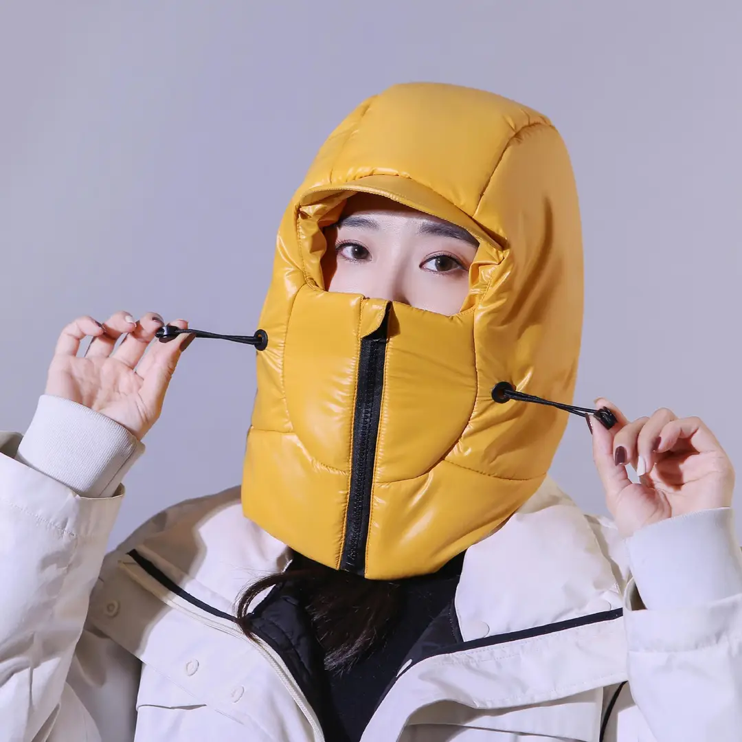 Winter Warm Hat for Women Riding Electric Bikes, Face Protection, Ear Protection, Neck Scarf, Integrated Thickeneded Lei Feng Hat, Outdoor Cold Protection Artifact — feature 5