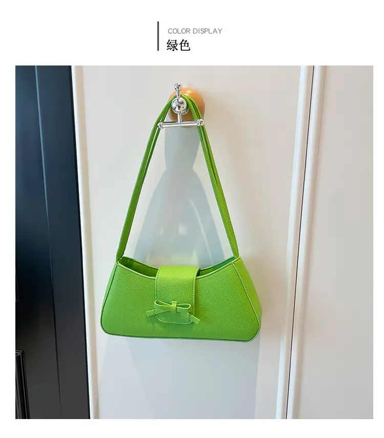 Green Nylon Shoulder Bag for Women 2025 Summer — feature 26