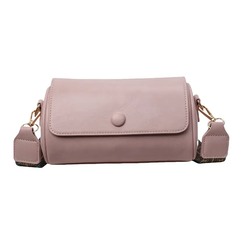 Women Crossbody Bag Brown Leather European American Retro Work 2025 - Image 3