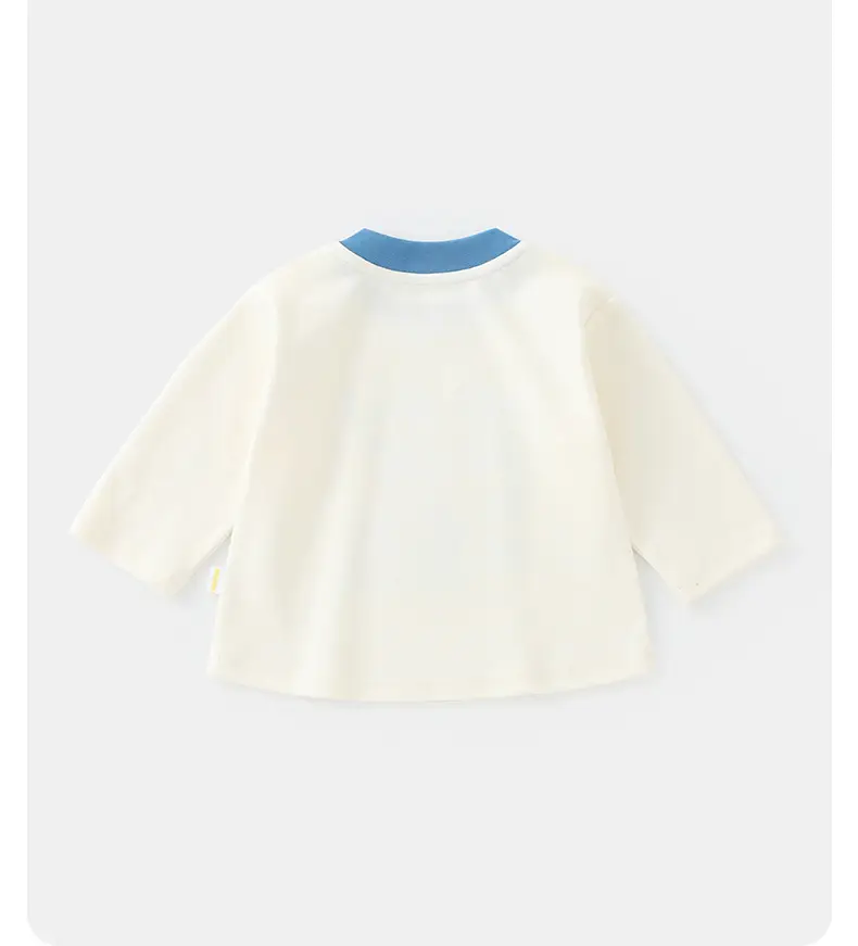 Duuduu Baby Long Sleeve T-Shirt Cream Blue 2025 — feature 13