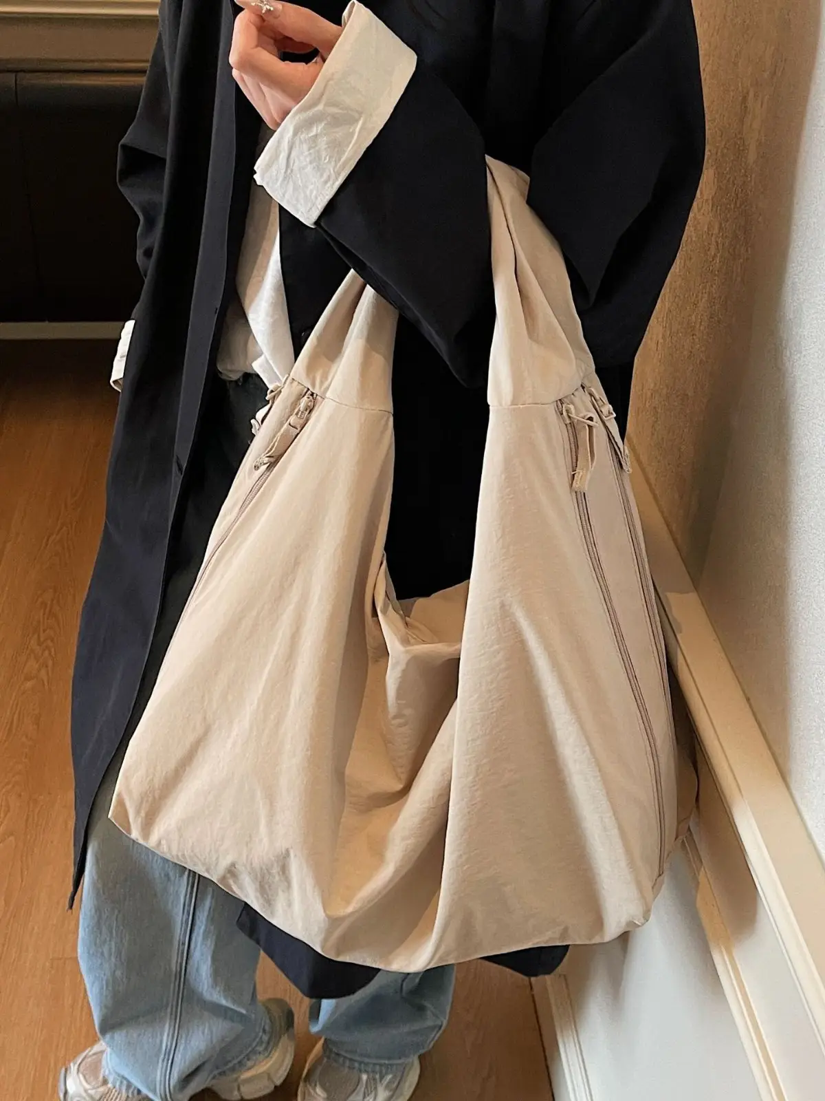 Cross-Border Canvas Large Capacity Commuter Bag Women - Image 6