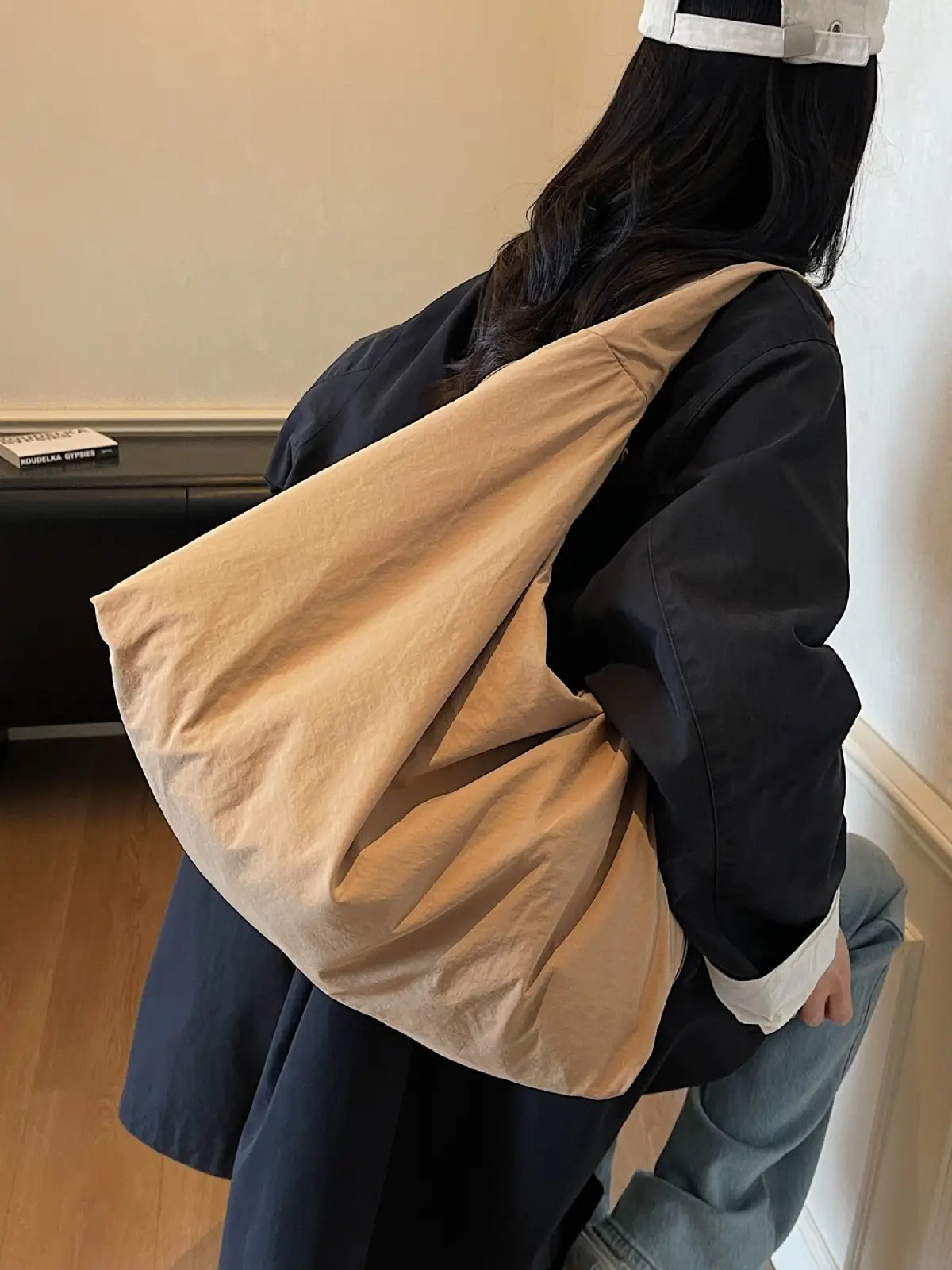 Cross-Border Canvas Large Capacity Commuter Bag Women - Image 7
