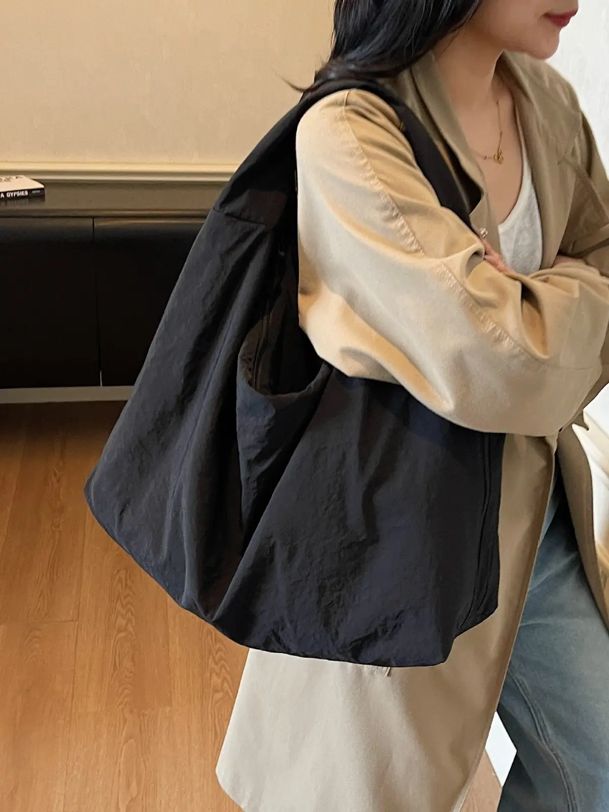 Cross-Border Canvas Large Capacity Commuter Bag Women - Image 8