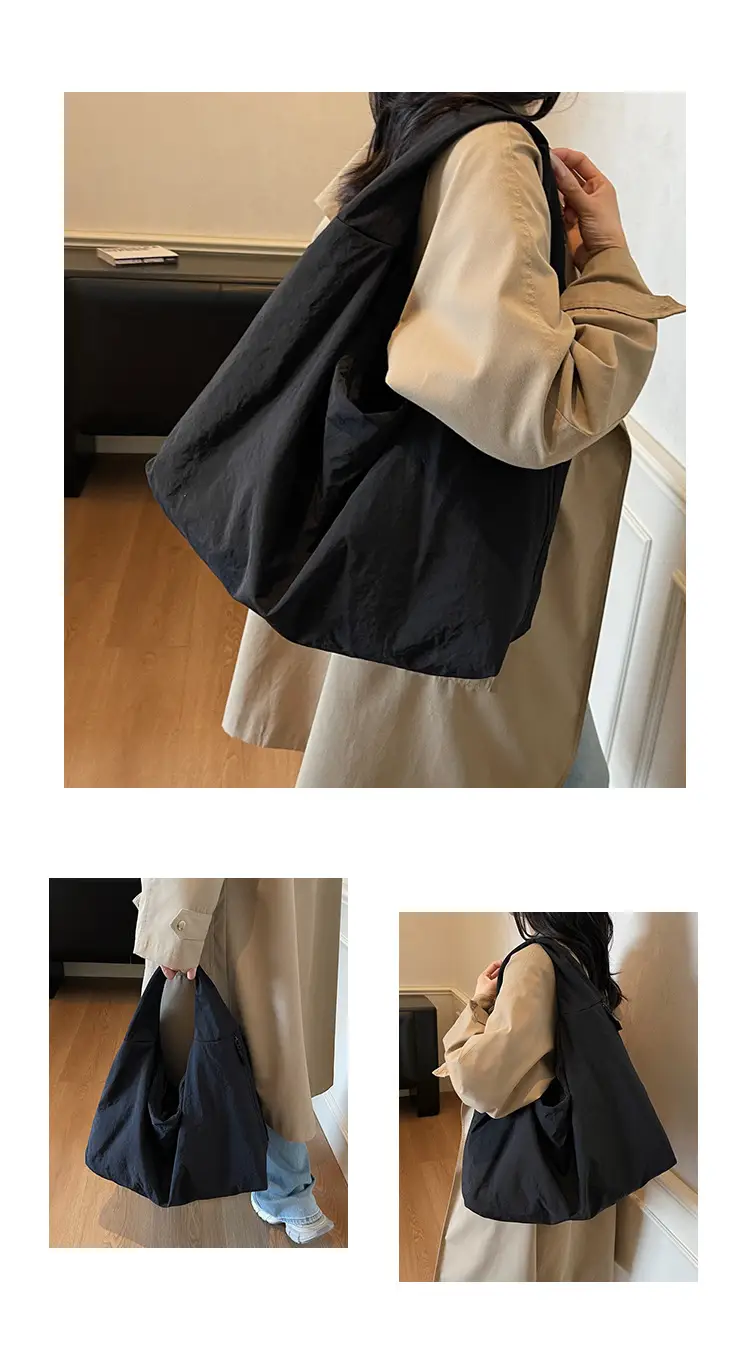 Cross-Border Canvas Large Capacity Commuter Bag Women — feature 12