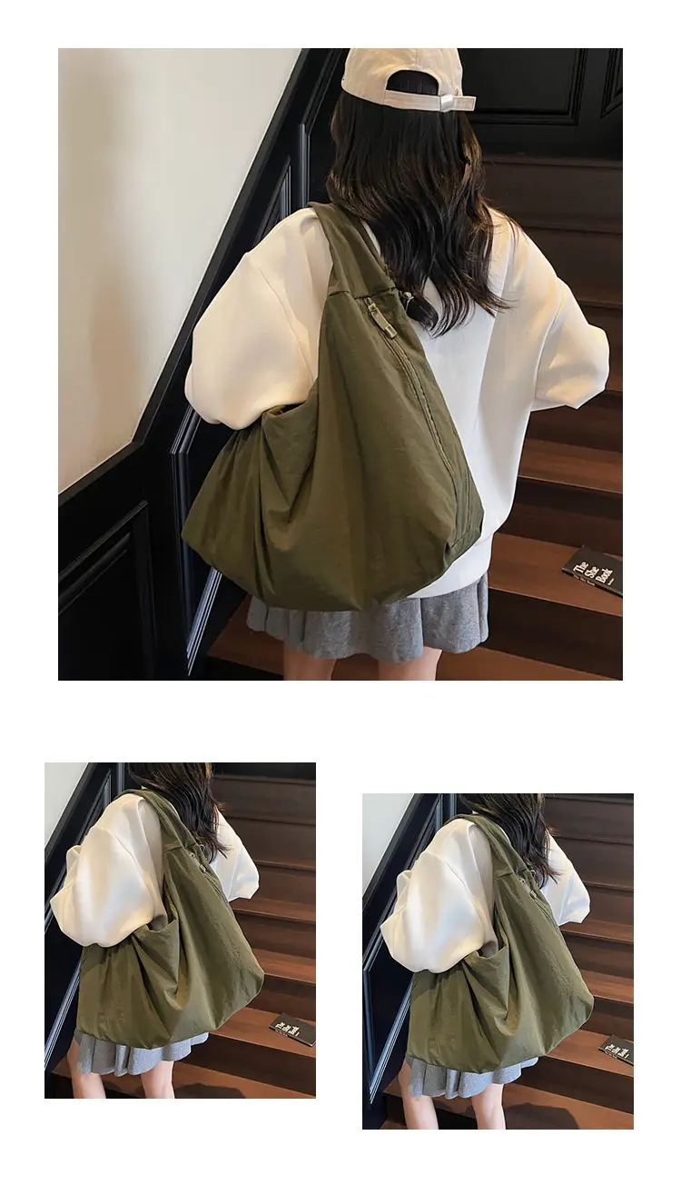 Cross-Border Canvas Large Capacity Commuter Bag Women — feature 13