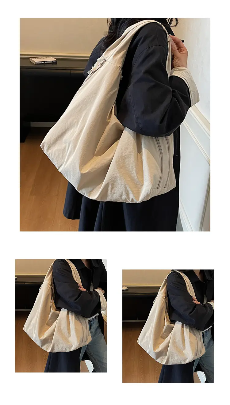 Cross-Border Canvas Large Capacity Commuter Bag Women — feature 14