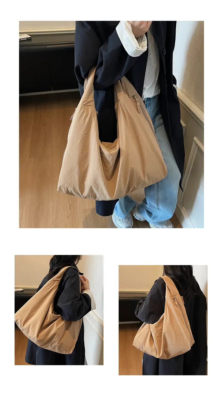 Cross-Border Canvas Large Capacity Commuter Bag Women — feature 15