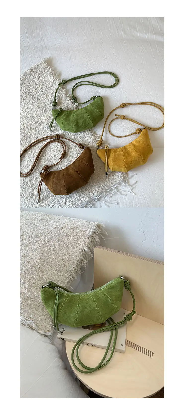 Brown Crossbody Bag for Women 2025 New High-End Frosted — feature 25