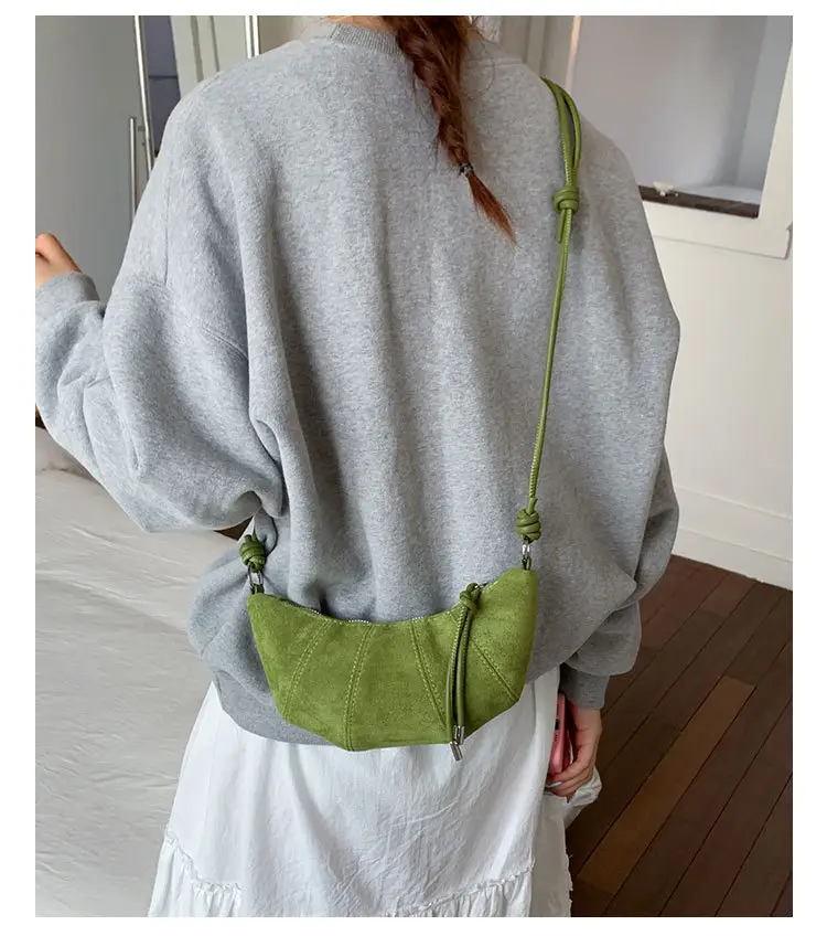 Brown Crossbody Bag for Women 2025 New High-End Frosted — feature 27