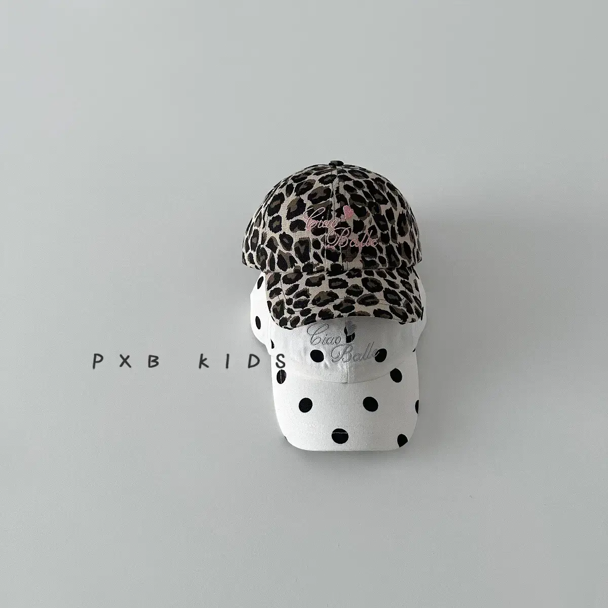 Kids Baseball Caps Polka Dot & Leopard Print Spring Autumn - Image 4
