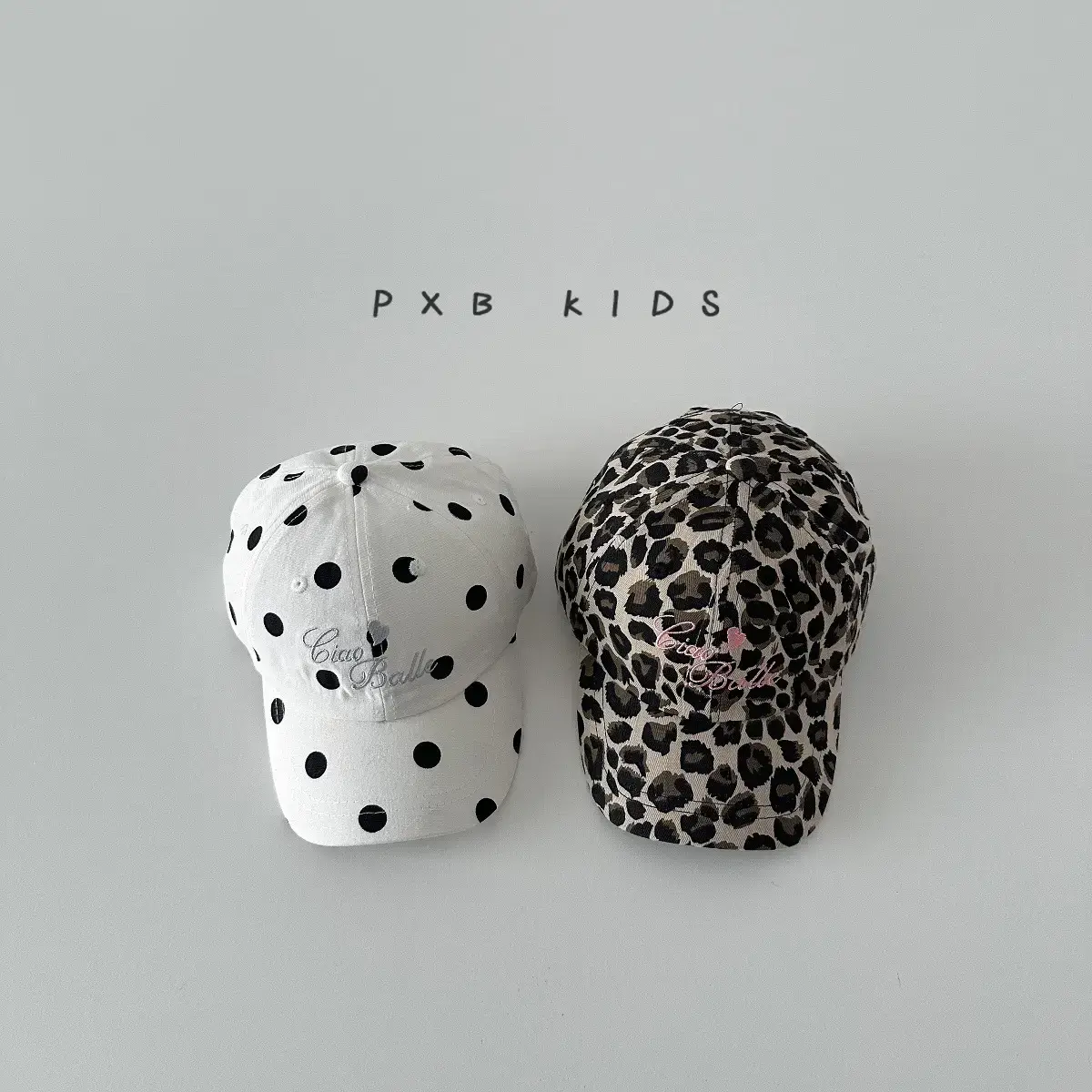 Kids Baseball Caps Polka Dot & Leopard Print Spring Autumn - Image 5