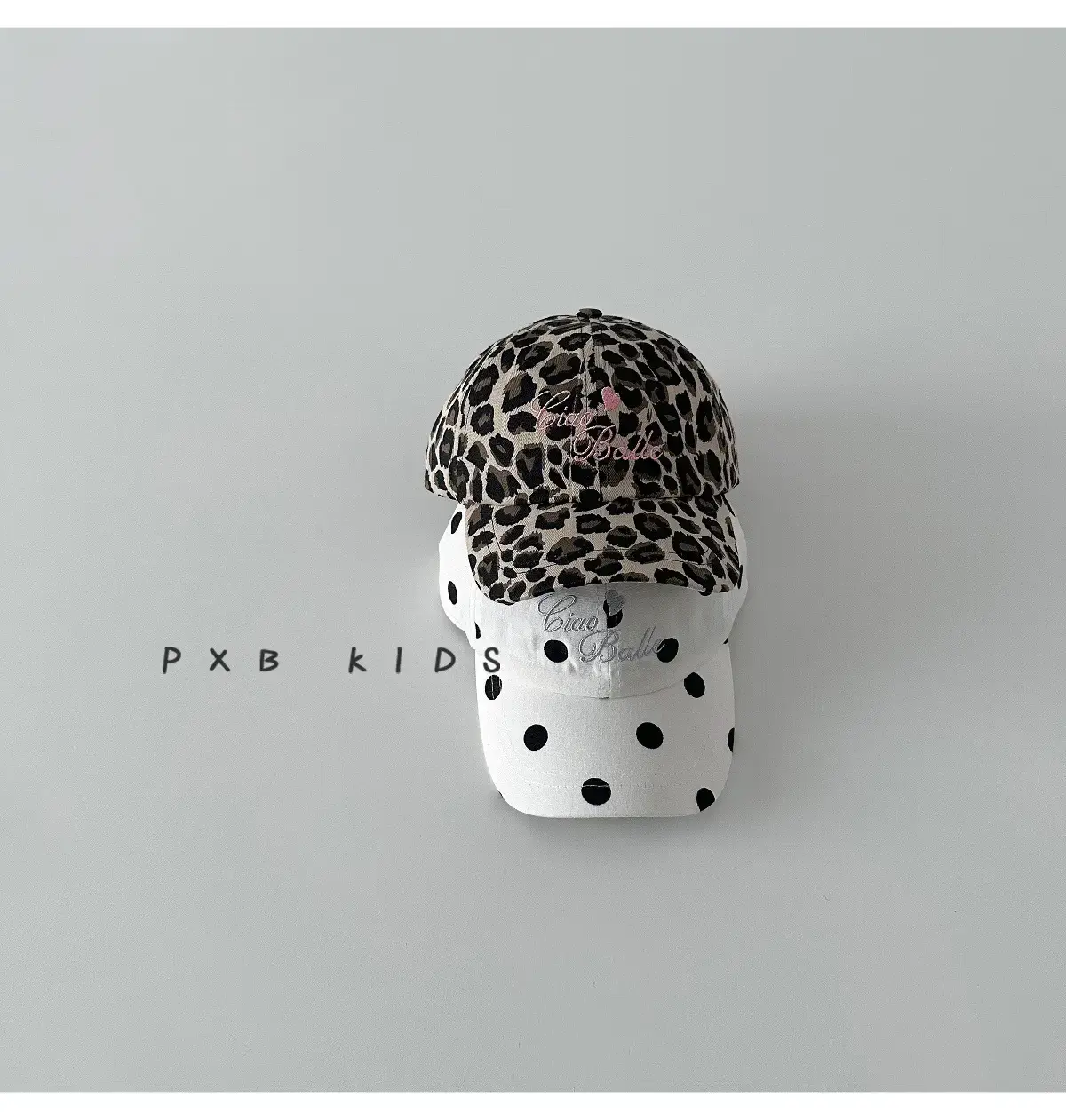 Kids Baseball Caps Polka Dot & Leopard Print Spring Autumn — feature 3