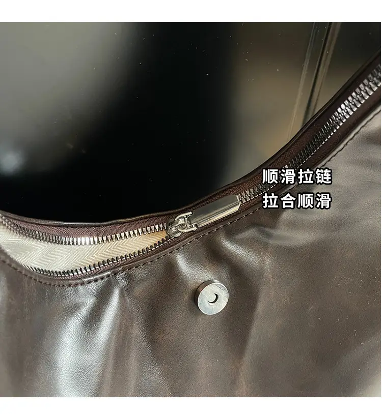 Retro Korean Style Large Brown Tote Bag for Women — feature 9