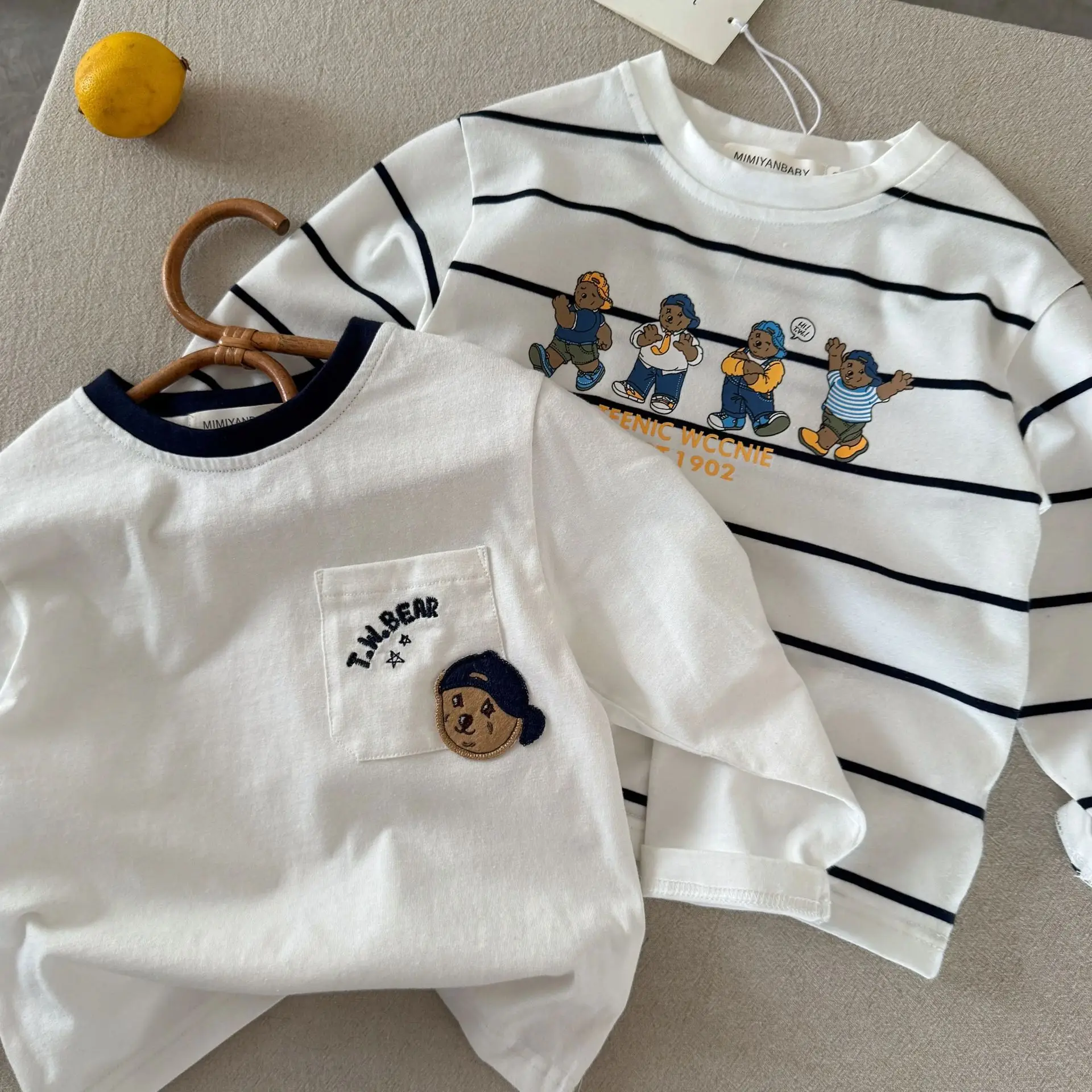 2025 Boys Japanese Cartoon T-Shirt White Cotton — feature 3
