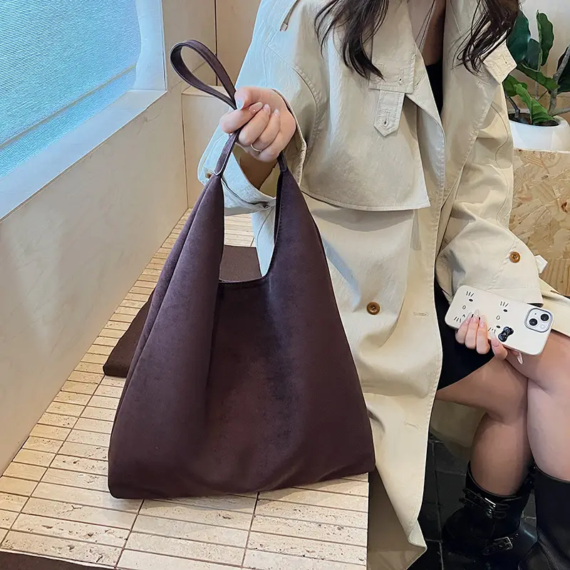 Retro Brown Women Shoulder Tote Bag 2025 luggage and leather goods - Image 7