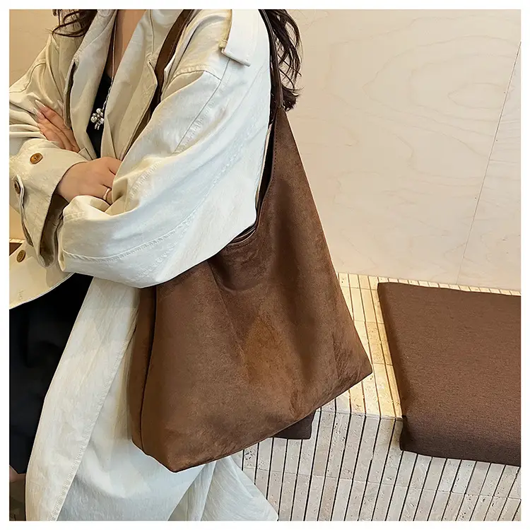 Retro Brown Women Shoulder Tote Bag 2025 luggage and leather goods — feature 11