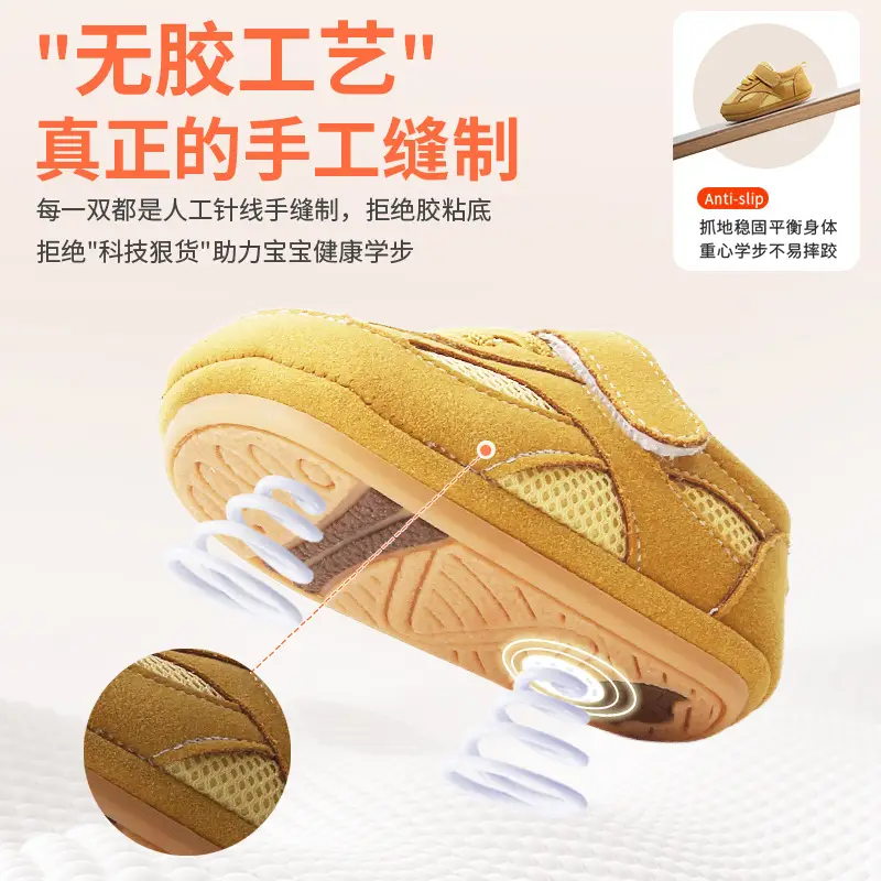 New 0 to 1 Year Old Baby Shoes Soft Sole Baby Toddler Shoes for Men 6-8-12 Months Infants and Girls Spring & Fall Models