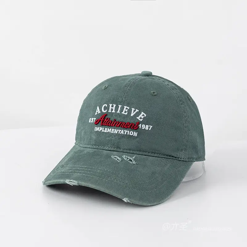 Korean Letter Embroidery Wash Cap for Women Men — feature 6